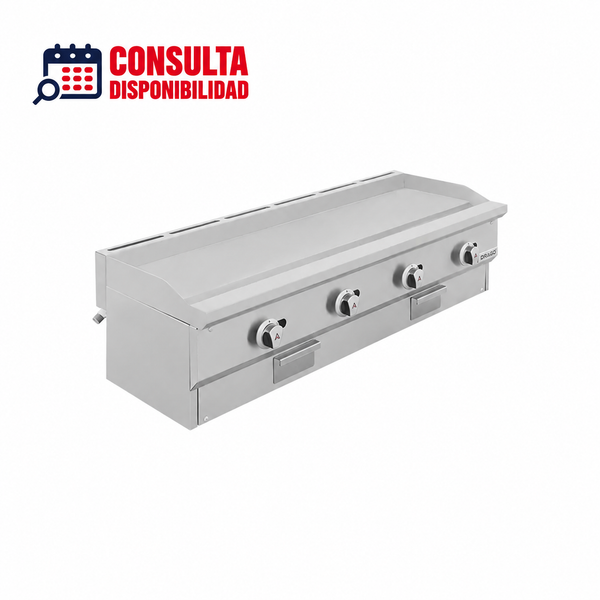 PLANCHA SLIM A GAS 4 QUEMADORES MODELO PG-4 SLIM / GPL-004-15  MARCA DRAGO