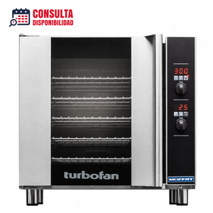 HORNO DE CONVECCION ELECTRICO CON VAPOR MODELO E32D5 ELECTRICO MARCA TURBOFAN