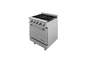 ESTUFA INDUSTRIAL A GAS DE 4 QUEMADORES CON HORNO MODELO GES-040-000_CG-41 MARCA DRAGO