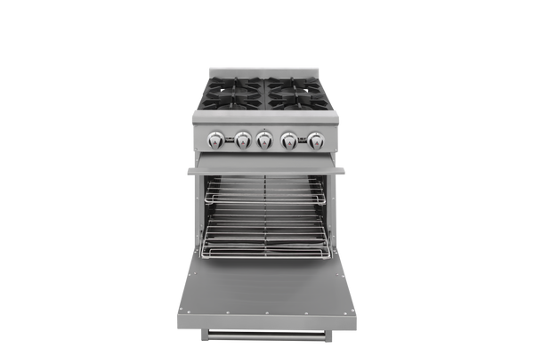 ESTUFA INDUSTRIAL A GAS DE 4 QUEMADORES CON HORNO MODELO GES-040-000_CG-41 MARCA DRAGO