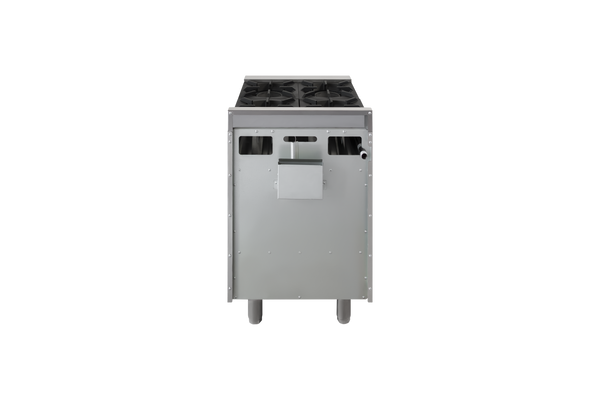 ESTUFA INDUSTRIAL A GAS DE 4 QUEMADORES CON HORNO MODELO GES-040-000_CG-41 MARCA DRAGO