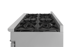 ESTUFA INDUSTRIAL A GAS DE 4 QUEMADORES CON HORNO MODELO GES-040-000_CG-41 MARCA DRAGO