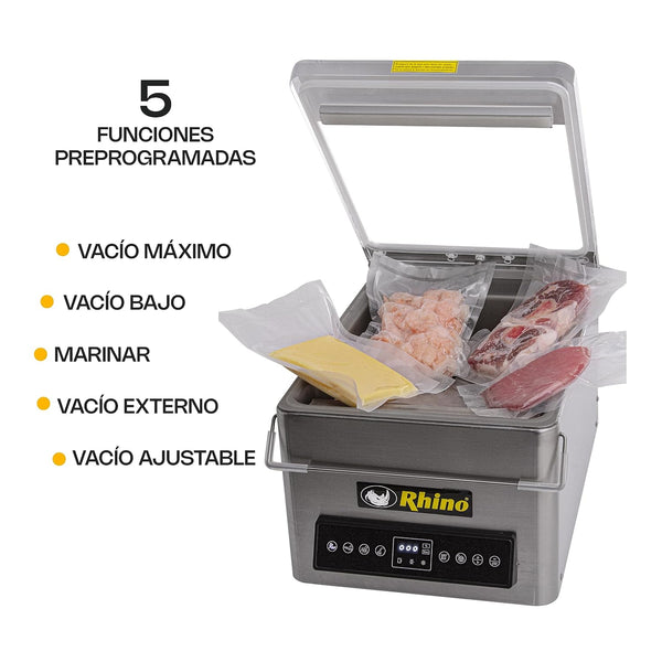 EMPACADORA AL VACIO 4M 3/H MOD EVAC-4 MARCA RHINO