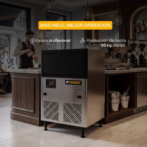 FABRICADORA DE HIELO MODELO FAHIEL-40 MARCA RHINO