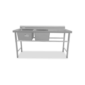 FREGADERO DE 2 TARJAS MODELO FREGA-2T MARCA RHINO