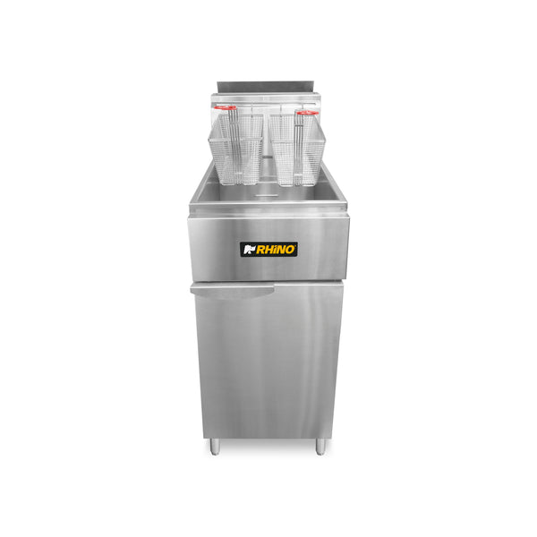 FREIDORA A GAS 22LTS MODELO FREI-22LP MARCA RHINO