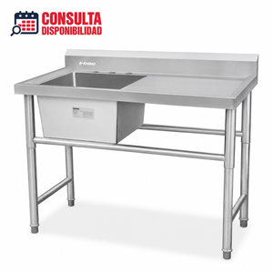 FREGADERO DE 1 TARJA MODELO FREGA-1T MARCA RHINO