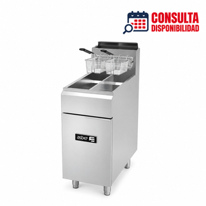 FREIDORA PROFESIONAL A GAS 2 TINAS MODELO AEF 2525 S MARCA ASBER