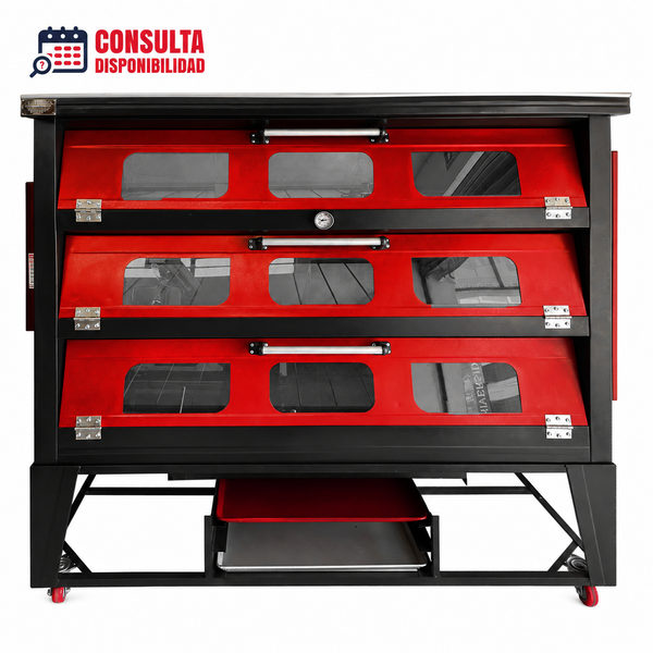 HORNO DE GAVETA 9 CHAROLAS MODELO GAVE9-PAN MARCA HORMEX