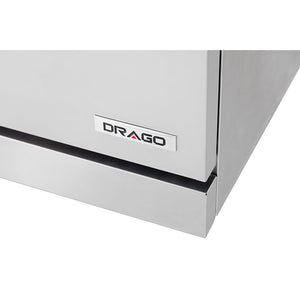 ESTUFA CON 4 QUEMADORES, HORNO, ASADOR DE 1 PIE, PLANCHA DE 2 PIER, FREIDOR Y GRATINADOR MODELO UNIVERSAL STD MARCA DRAGO