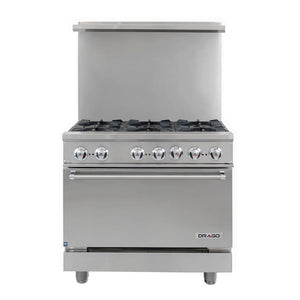 ESTUFA A GAS DE 6 QUEMADORES MODELO CG-61 MARCA DRAGO