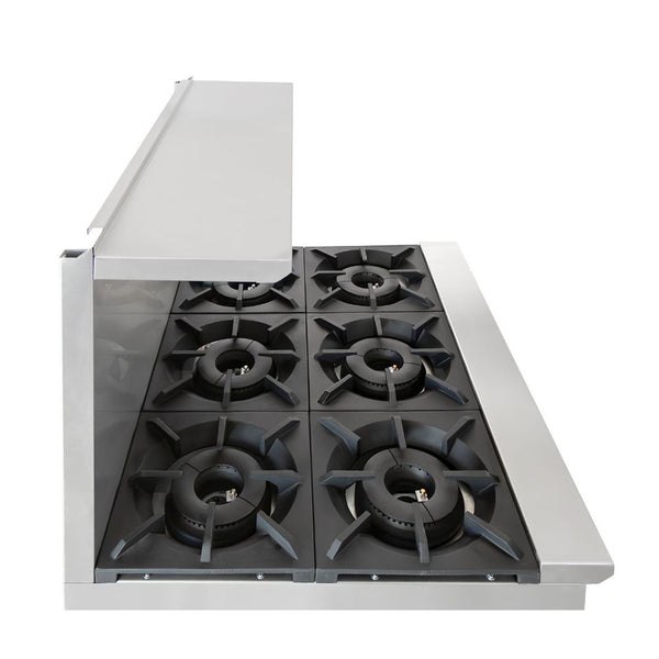 ESTUFA A GAS DE 6 QUEMADORES MODELO CG-61 MARCA DRAGO