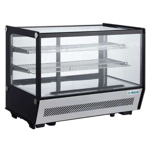 VITRINA EXHIBIDORA CRISTAL RECTO, CAPACIDAD DE 190 LITROS MODELO GN-1200RT MARCA MIGSA