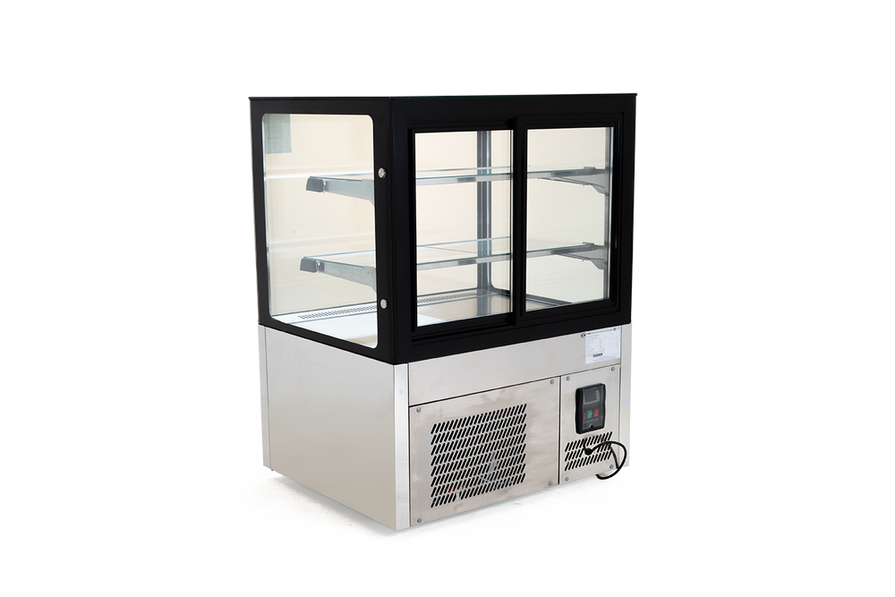 VITRINA EXHIBIDORA CRISTAL RECTO  MODELO GN-900RT CAPACIDAD DE 140 LITROS MARCA  MIGSA