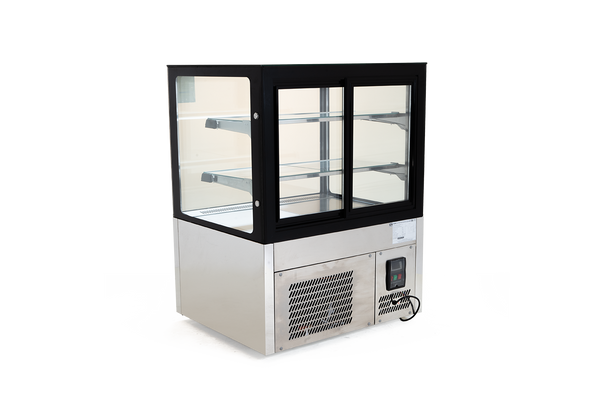 VITRINA EXHIBIDORA CRISTAL RECTO  MODELO GN-900RT CAPACIDAD DE 140 LITROS MARCA  MIGSA