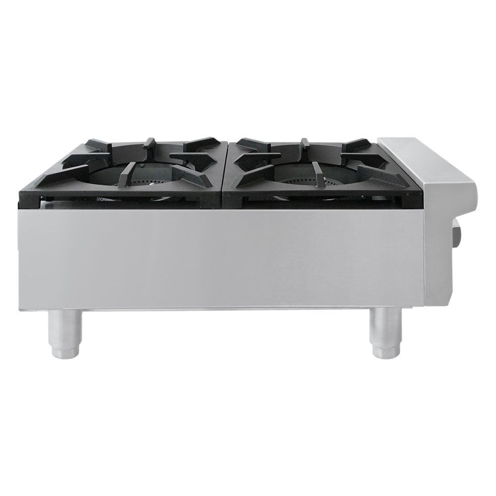 PARRILLA A GAS DE 2 QUEMADORES MODELO CG-20 MARCA DRAGO