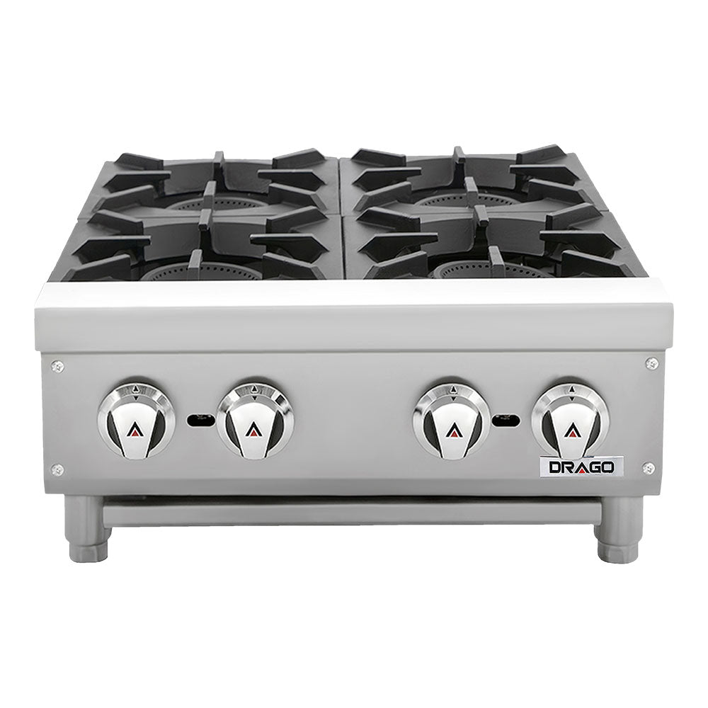 PARRILLA A GAS DE 4 QUEMADORES MODELO CG-40 MARCA DRAGO