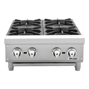 PARRILLA A GAS DE 4 QUEMADORES MODELO CG-40 MARCA DRAGO