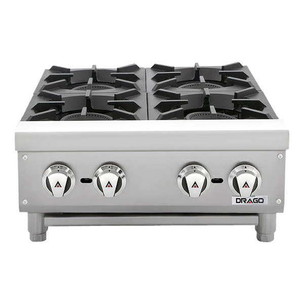 PARRILLA A GAS DE 4 QUEMADORES MODELO CG-40 MARCA DRAGO