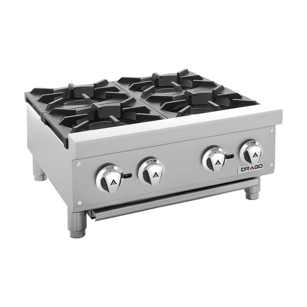 PARRILLA A GAS DE 4 QUEMADORES MODELO CG-40 MARCA DRAGO