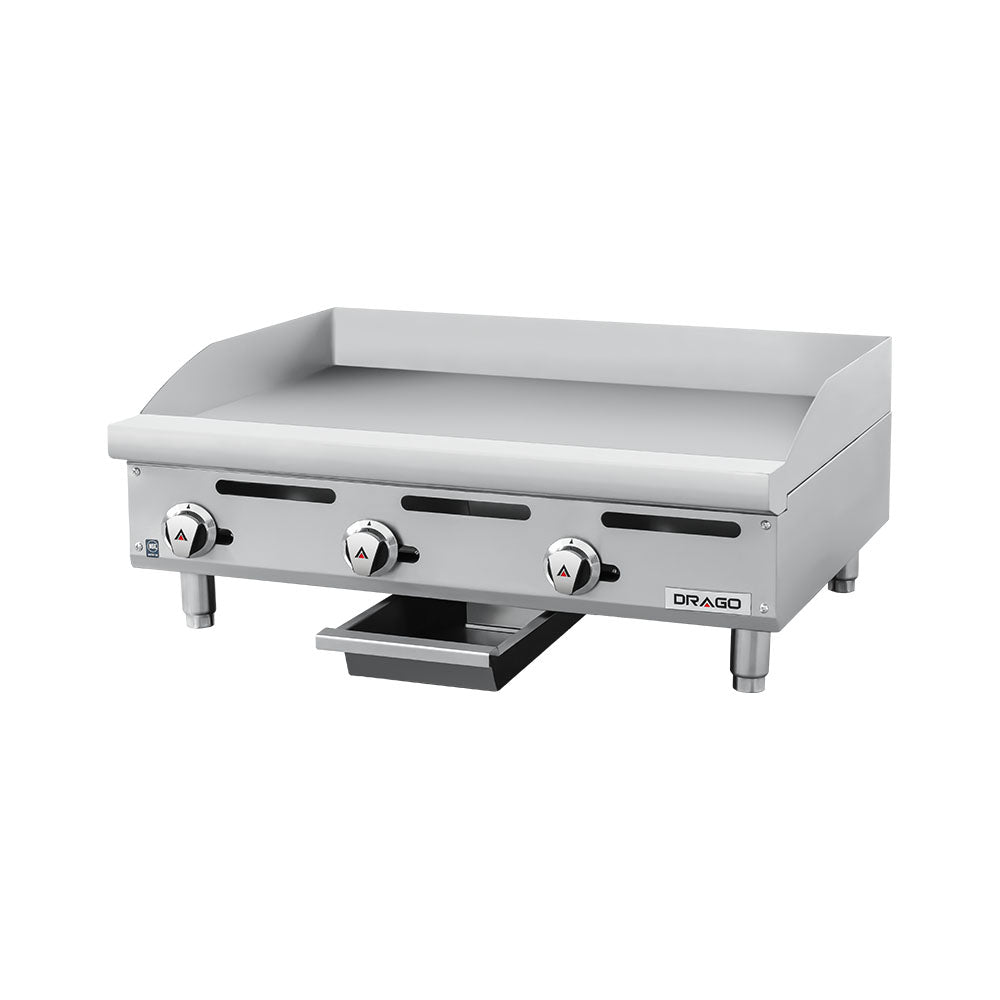 PLANCHA DE 3 QUEMADORES MODELO PG3 MARCA DRAGO