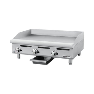 PLANCHA DE 3 QUEMADORES MODELO PG3 MARCA DRAGO