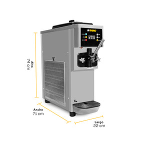 MAQUINA DE HELADOS DE MOSTRADOR MODELO HELA-10 MARCA RHINO