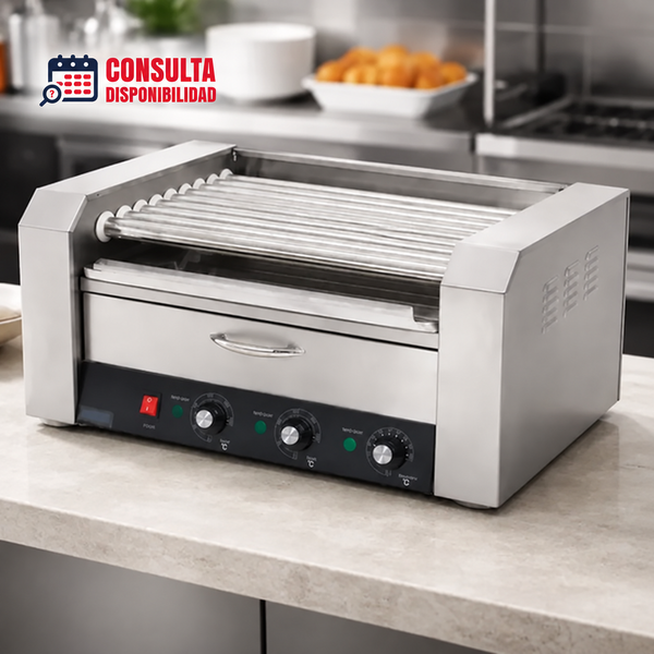 ASADOR DE SALCHICHAS CON CAJON PARA PAN MODELO HHD-09A MARCA MIGSA