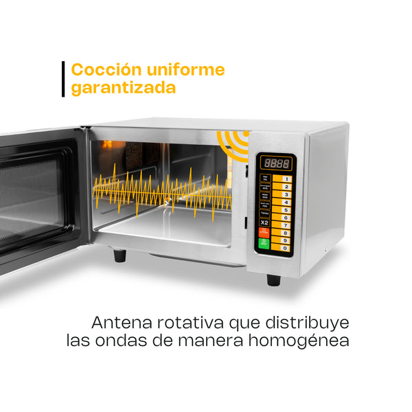 HORNO DE MICROONDAS PROFESIONAL 0.9FT MODELO HOMIC-09D MARCA RHINO