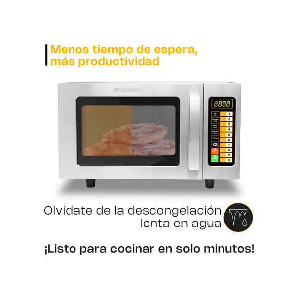 HORNO DE MICROONDAS PROFESIONAL 0.9FT MODELO HOMIC-09D MARCA RHINO