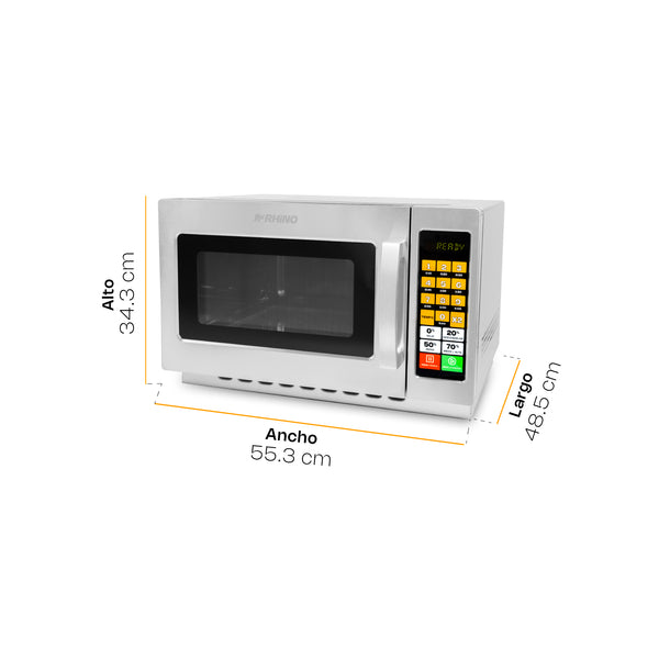 HORNO DE MICROONDAS PROFESIONAL 1.2FT MODELO HOMIC-12D MARCA RHINO
