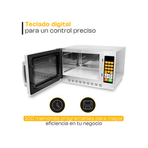 HORNO DE MICROONDAS PROFESIONAL 1.2FT MODELO HOMIC-12D MARCA RHINO