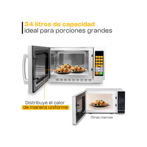 HORNO DE MICROONDAS PROFESIONAL 1.2FT MODELO HOMIC-12D MARCA RHINO