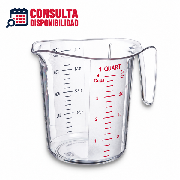 JARRA MEDIDORA 1L MODELO JAPOME-1000 MARCA CALEDONIA