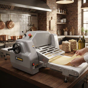 LAMINADORA DE MESA CON BANDAS REVERSIBLE MODELO LAMBA-169M MARCA RHINO