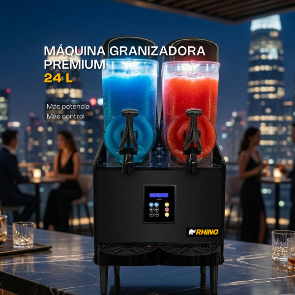 GRANITA DE 2 TAZONES 24LTS MODELO MAGRA-2TX MARCA RHINO