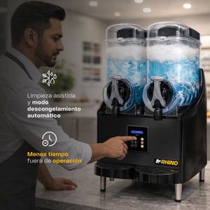 GRANITA DE 2 TAZONES 24LTS MODELO MAGRA-2TX MARCA RHINO