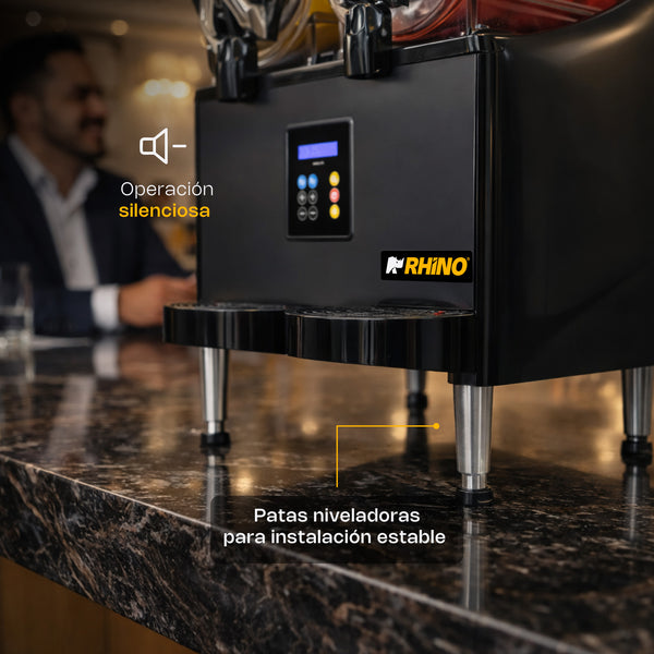 GRANITA DE 2 TAZONES 24LTS MODELO MAGRA-2TX MARCA RHINO