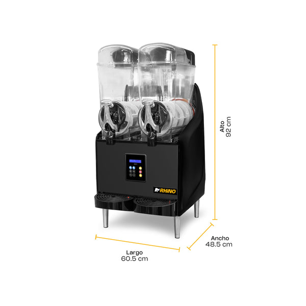 GRANITA DE 2 TAZONES 24LTS MODELO MAGRA-2TX MARCA RHINO