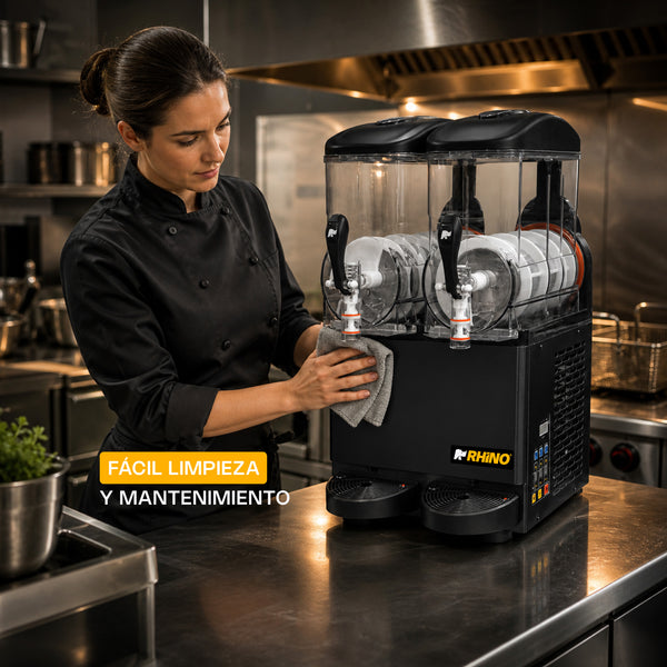MÁQUINA GRANIZADORA 2 TAZONES MODELO MAGRA-2T MARCA RHINO