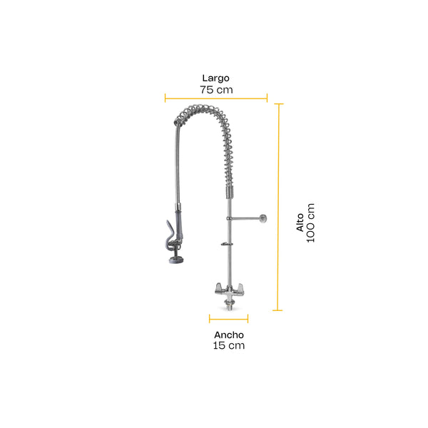 MANGUERA DE PRELAVADO A CUBIERTA JUNTAS MODELO MAPREC-M2J MARCA RHINO
