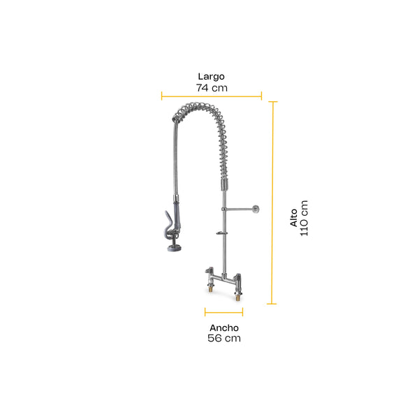 MANGUERA DE PRELAVADO A CUBIERTA MODELO MAPREC-M2S MARCA RHINO