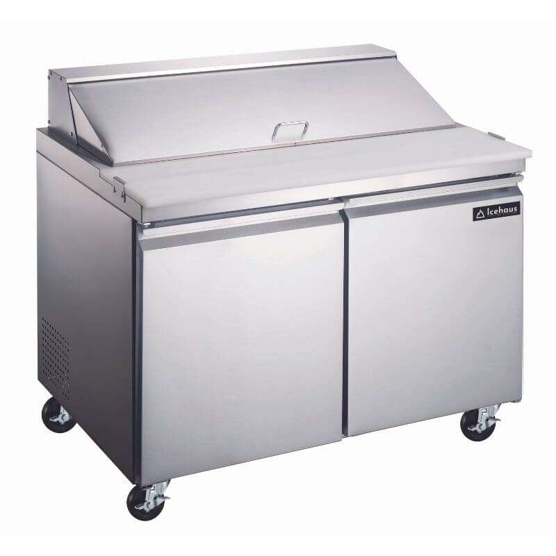 MESA PARA ENSALADAS 2 PUERTAS MOD ME-2P-SS-01 MARCA ICEHAUS