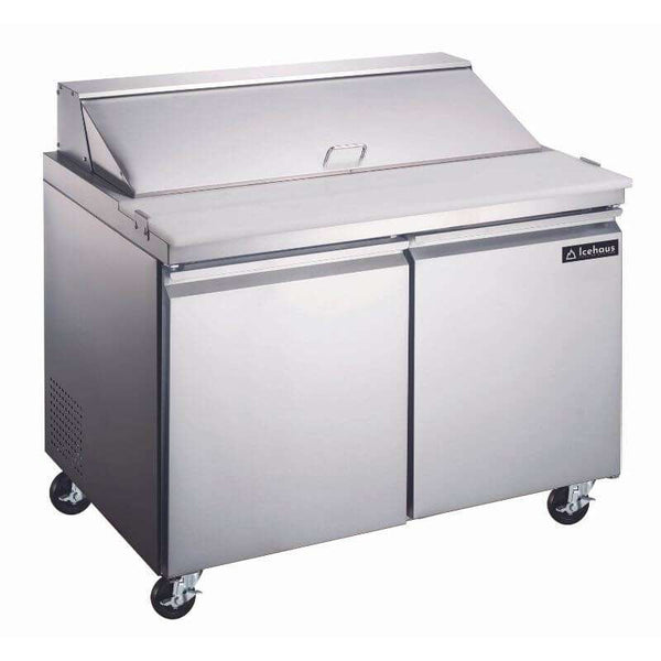 MESA PARA ENSALADAS 2 PUERTAS MOD ME-2P-SS-01 MARCA ICEHAUS
