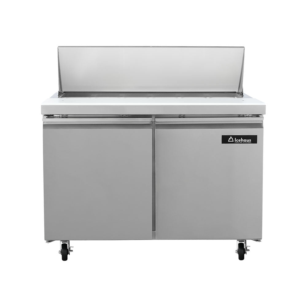 MESA PARA ENSALADAS 2 PUERTAS MOD ME-2P-SS-01 MARCA ICEHAUS