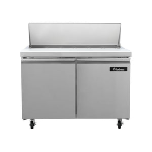 MESA PARA ENSALADAS 2 PUERTAS MOD ME-2P-SS-01 MARCA ICEHAUS