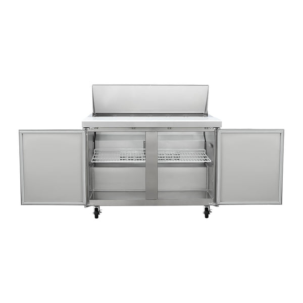 MESA PARA ENSALADAS 2 PUERTAS MOD ME-2P-SS-01 MARCA ICEHAUS