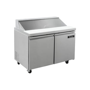 MESA PARA ENSALADAS 2 PUERTAS MOD ME-2P-SS-01 MARCA ICEHAUS