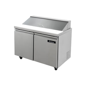MESA PARA ENSALADAS 2 PUERTAS MOD ME-2P-SS-01 MARCA ICEHAUS