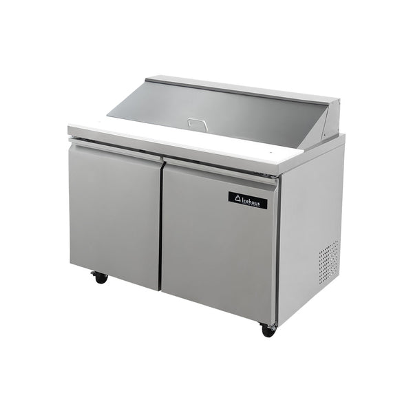 MESA PARA ENSALADAS 2 PUERTAS MOD ME-2P-SS-01 MARCA ICEHAUS